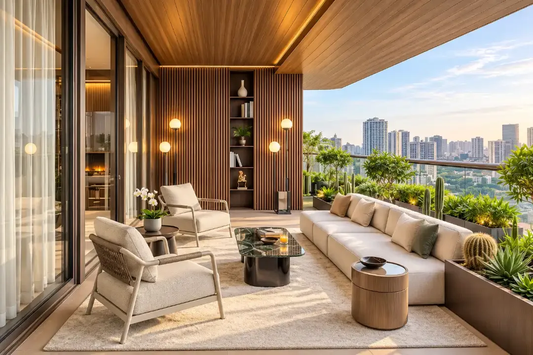 Embassy Citadel Worli 15-ft deck lounge